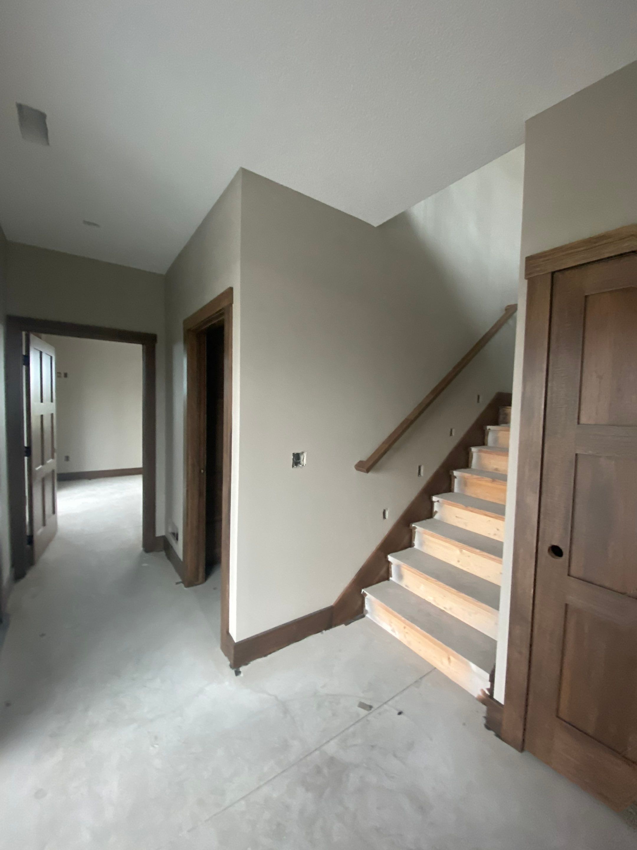 Interior Painting and Staining of Custom Home by Midwest Paint LLC