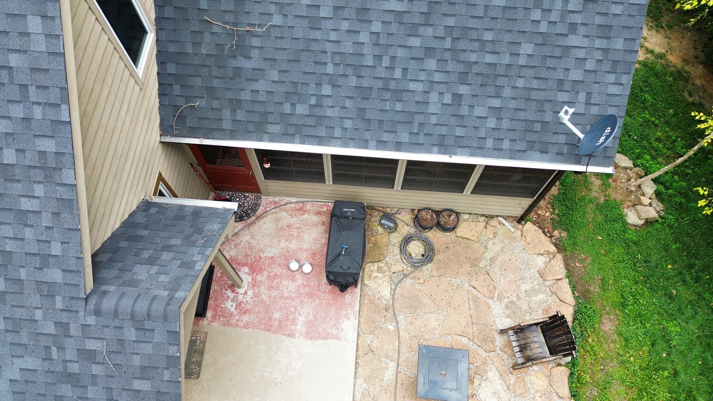 Residential Roofing Installation using Duration Series Shingles - Onyx Black by RoofX 