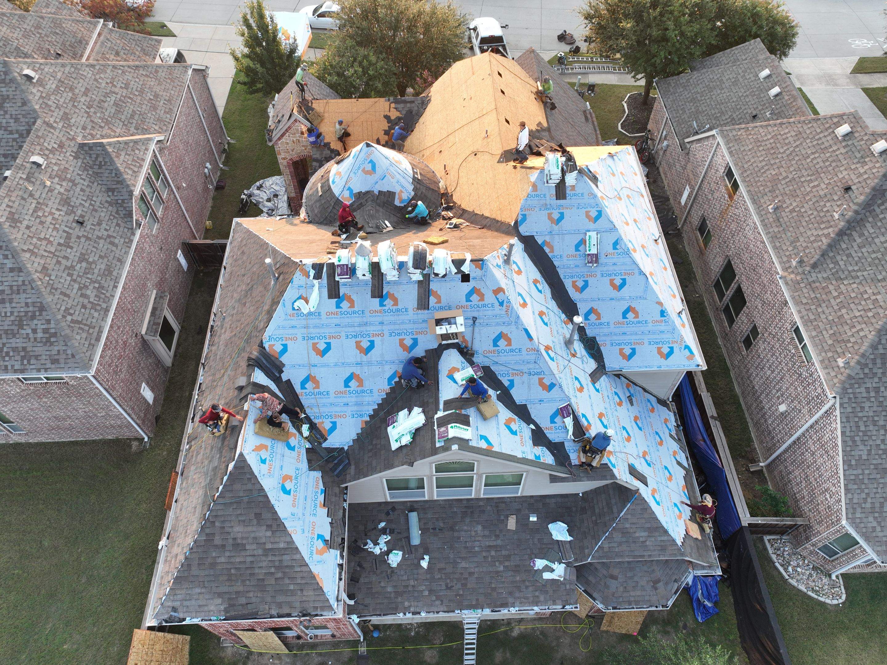 Residential Roofing Installation using Malarkey Legacy Natural Wood by OneSource Roofing and Restoration