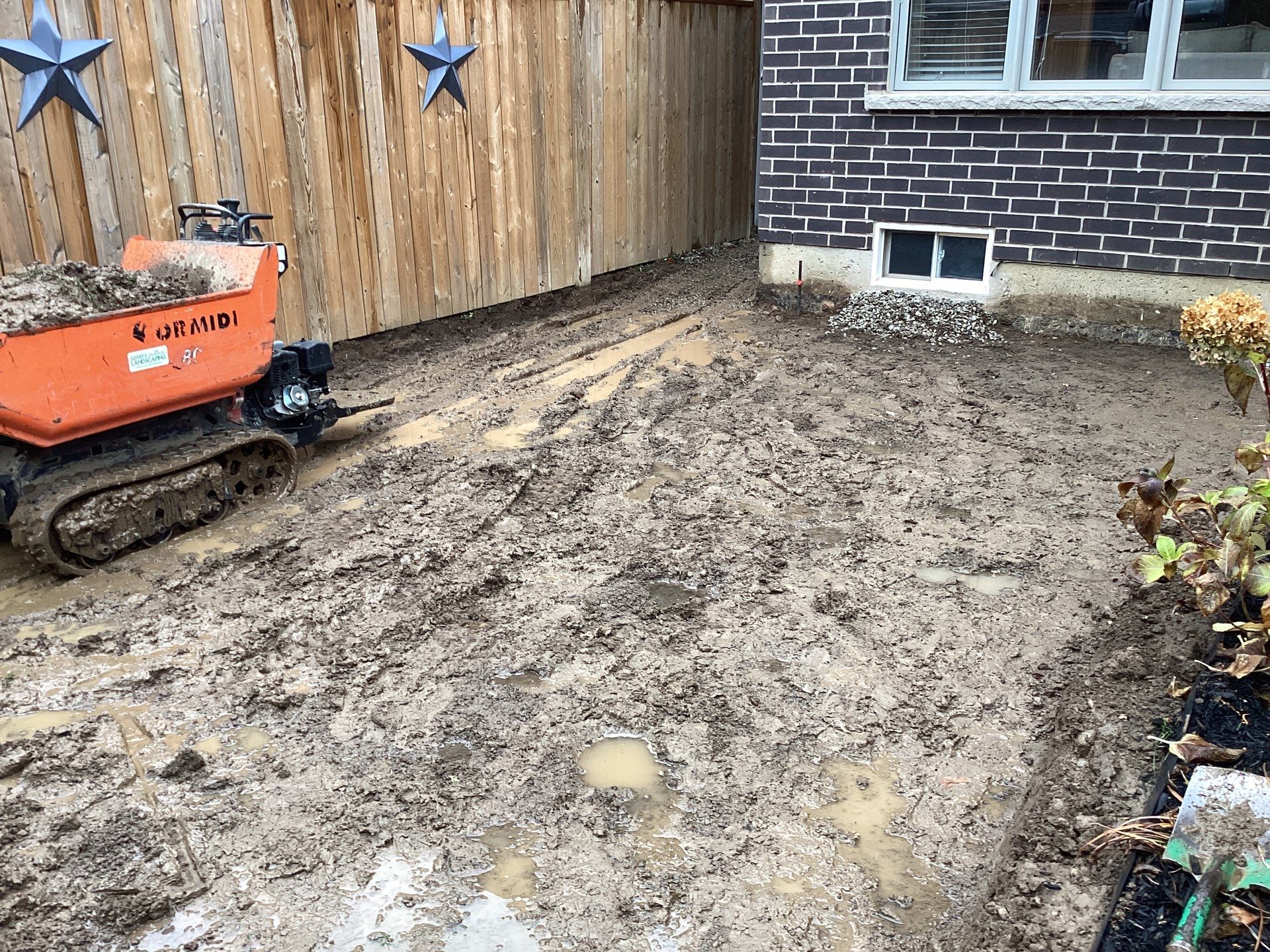 Front Entrance & Lounge Patio by Soares Landscaping