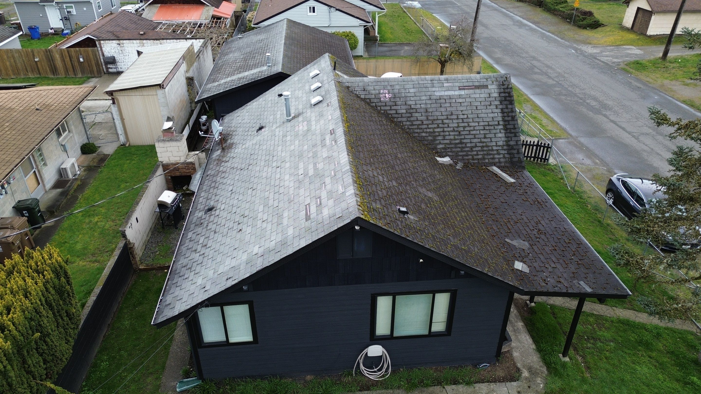 GAF Timberline NS, Charcoal, House and Garage Roof Replacement  by Proline Roofing & Restoration LLC