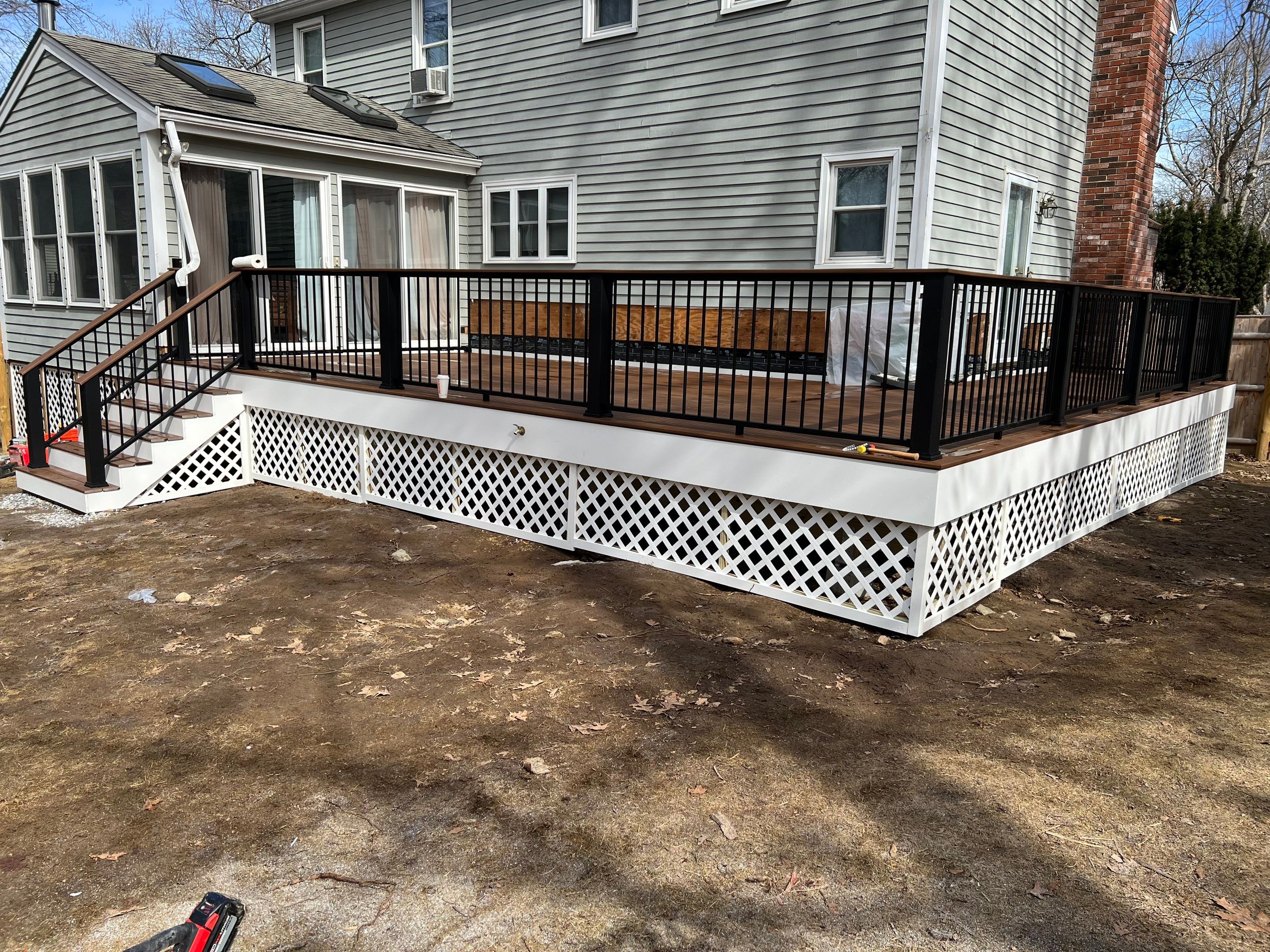 Deck and Sidin in Milford, MA by UBrothers Construction