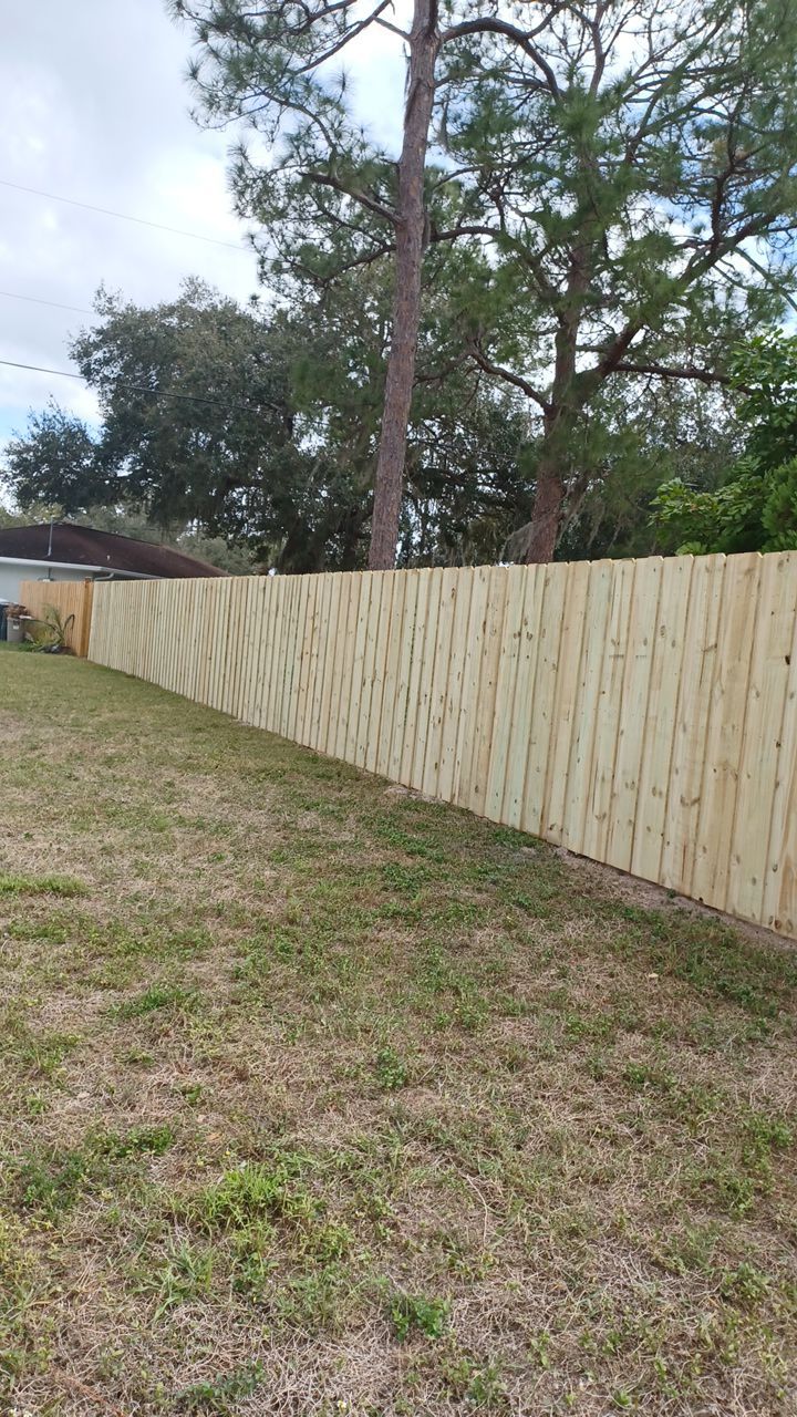 North Port, FL 6ft. Tall Treated Board on Board Privacy Fence by Asap fence and gates, LLC