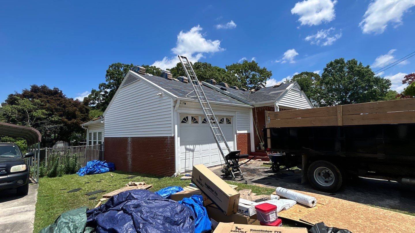 Roof replacement by hail damage by Just Brilliant Restoration JBR