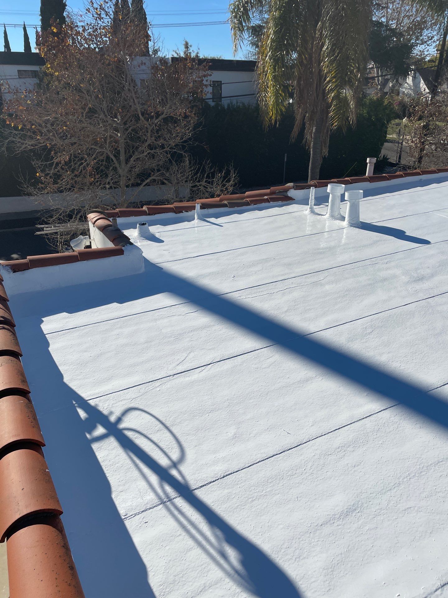 Residential Silicone Coating Project  by Hull Brothers Roofing
