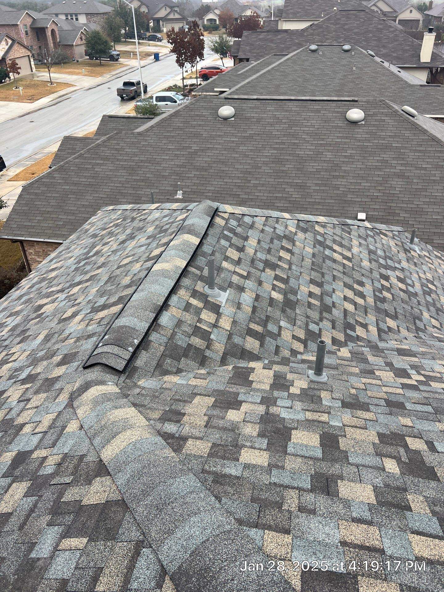 Residential Roofing Installation using IKO Dynasty Cornerstone WWD Class 3 Impact Resistant by Lightning Exteriors