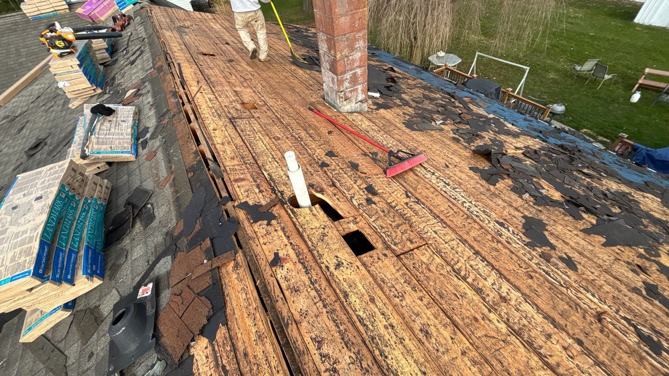 Roof Replacement using CertainTeed Landmark Pewter by 180 Contractors