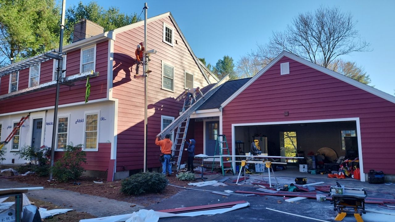EverLAST SIDING AND MARVIN WINDOWS IN STOW,MA by UBrothers Construction