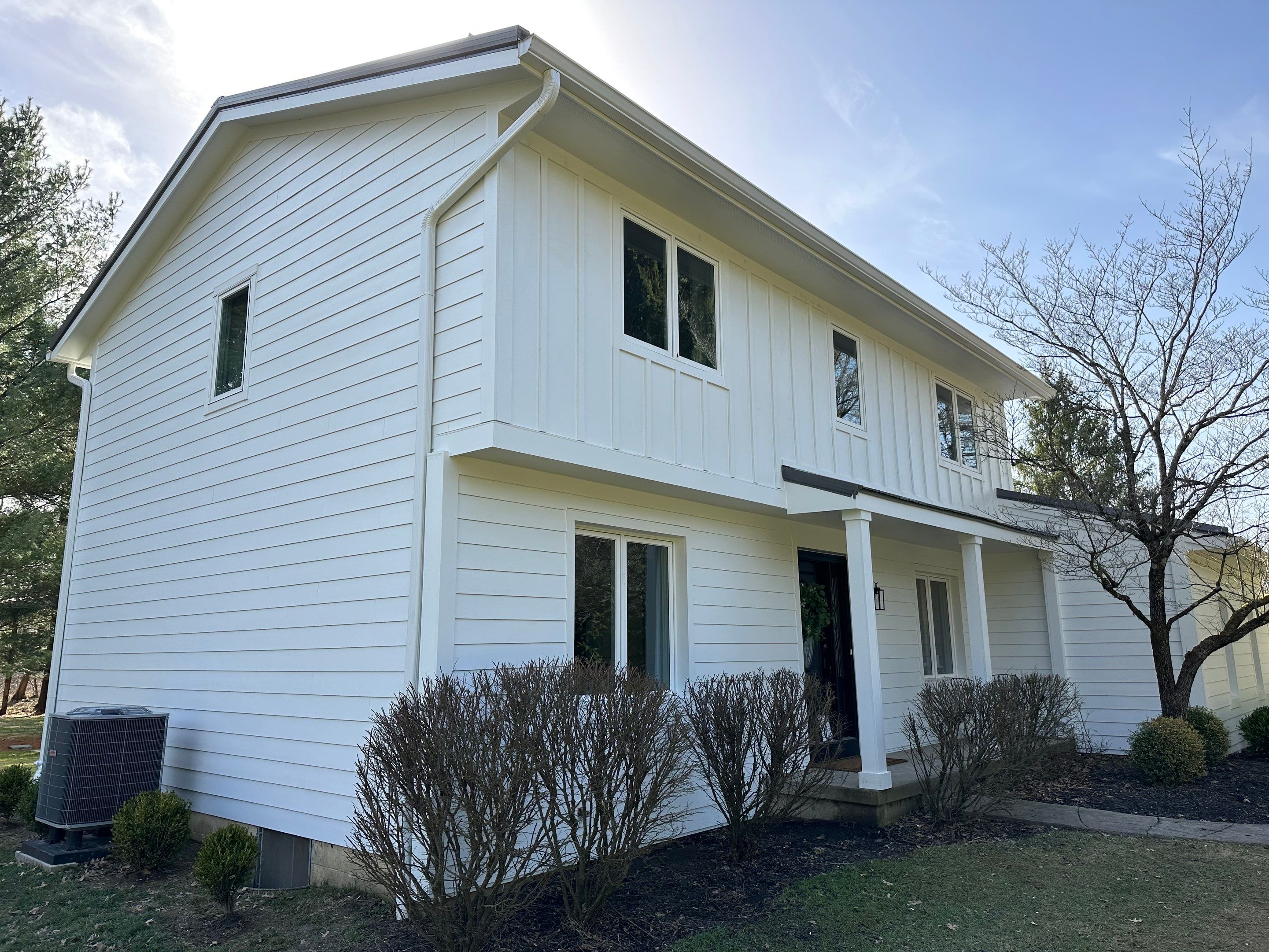 James Hardie Siding installation in New Albany by Best Exteriors Inc