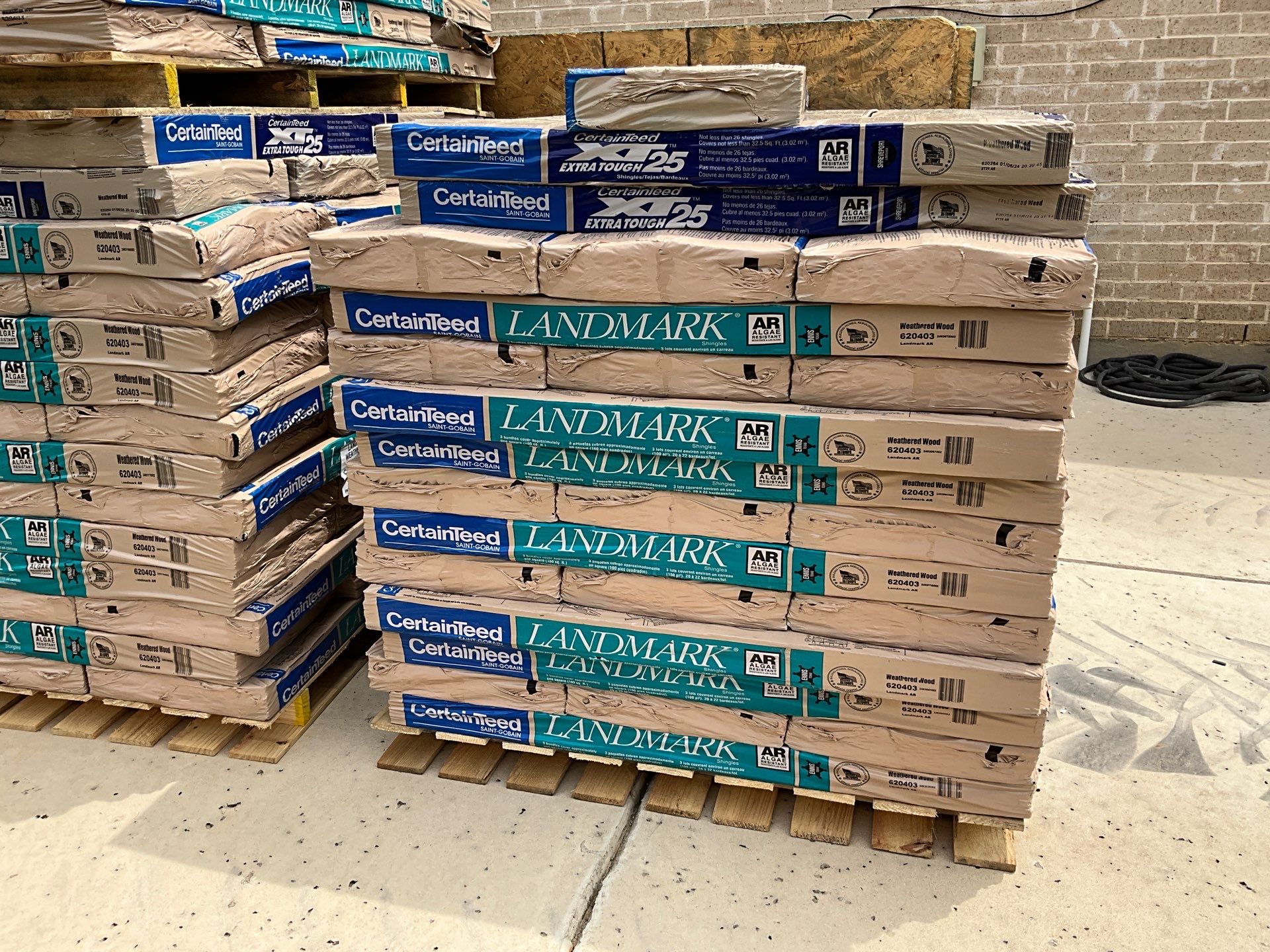 Insurance Claim Roof and Gutters using Certainteed Landmark Weathered Wood by AJ's Reliable Services LLC