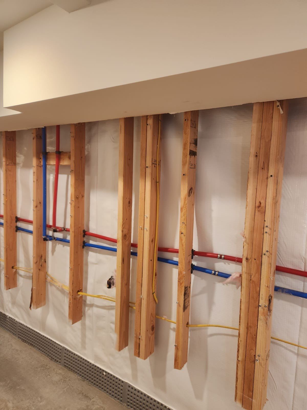 Interior French Drain & Wall Vapor Barrier Boonton NJ by Pure Service Pro, LLC 