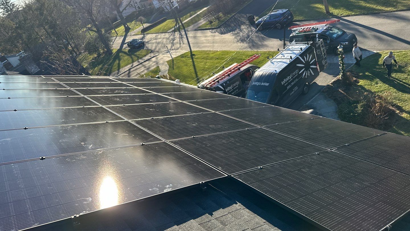 Solar Panel Installation with Reroofing by Infinity Solar Systems