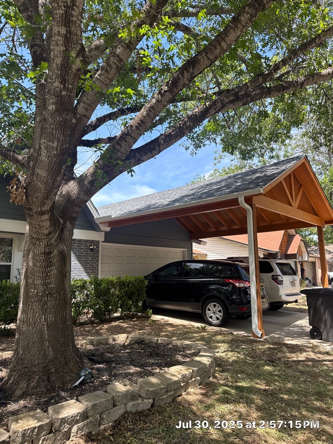 Roof Replacement & Carport Addition Project in San Antonio by Ayan Roofing, LLC