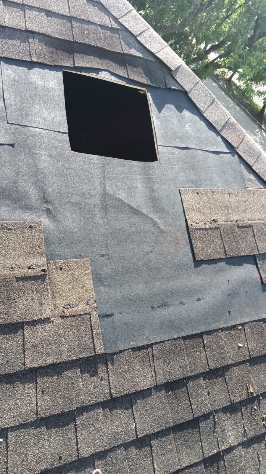Hail Damage using Owen's Corning Duration (Lifetime) Shingles by Roof Repair Company