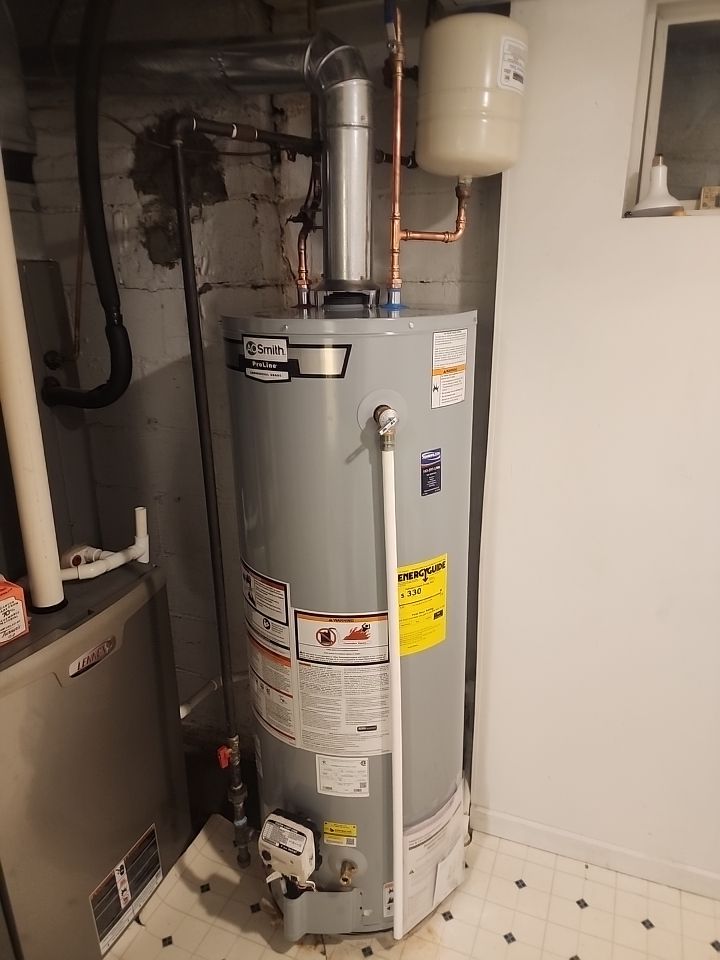 Water Heater Installation using AO SMITH PRO LINE 40 gallon by Sureway Comfort John Wilcox Plumbing Heating Cooling