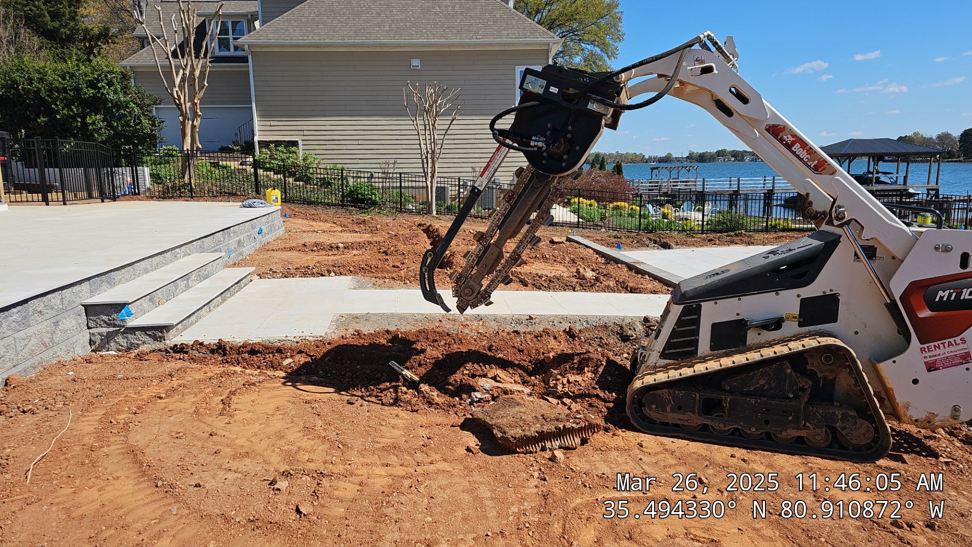 Hardscape Installation using Irrigation by Carolina-Metro Landscape, Inc