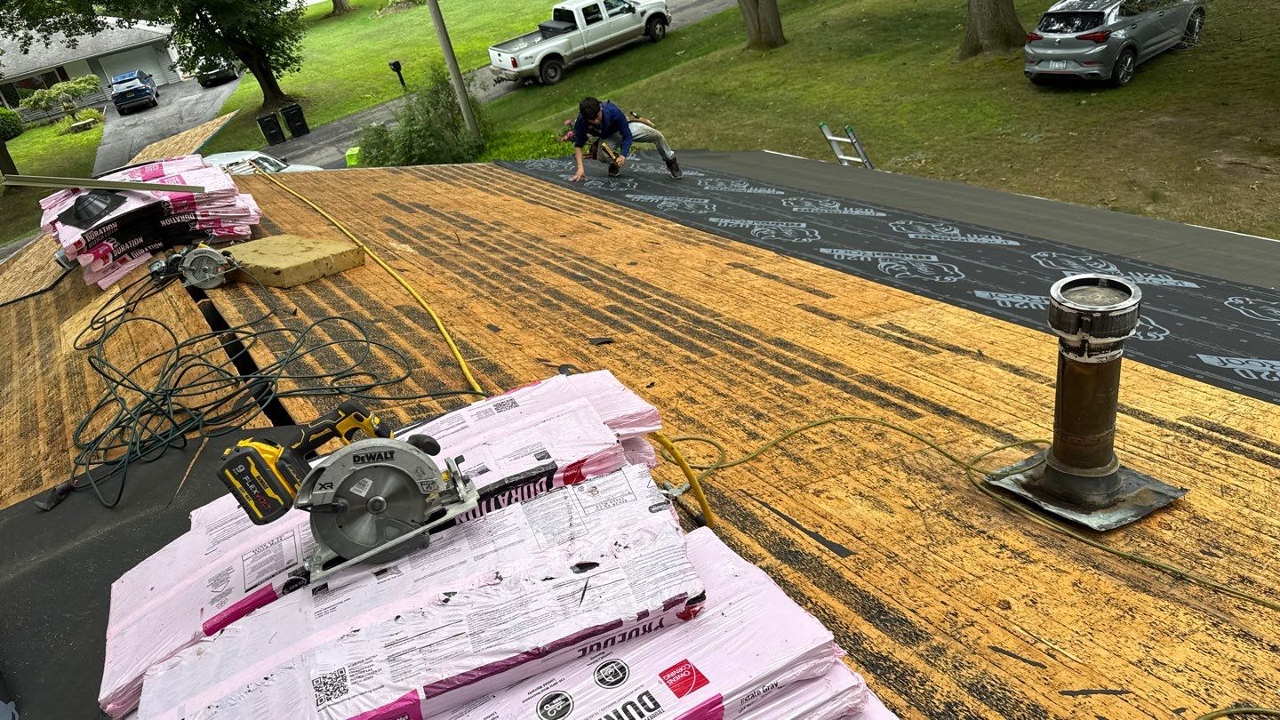 Roof Replacement using Owens Corning Estate Gray by 180 Contractors