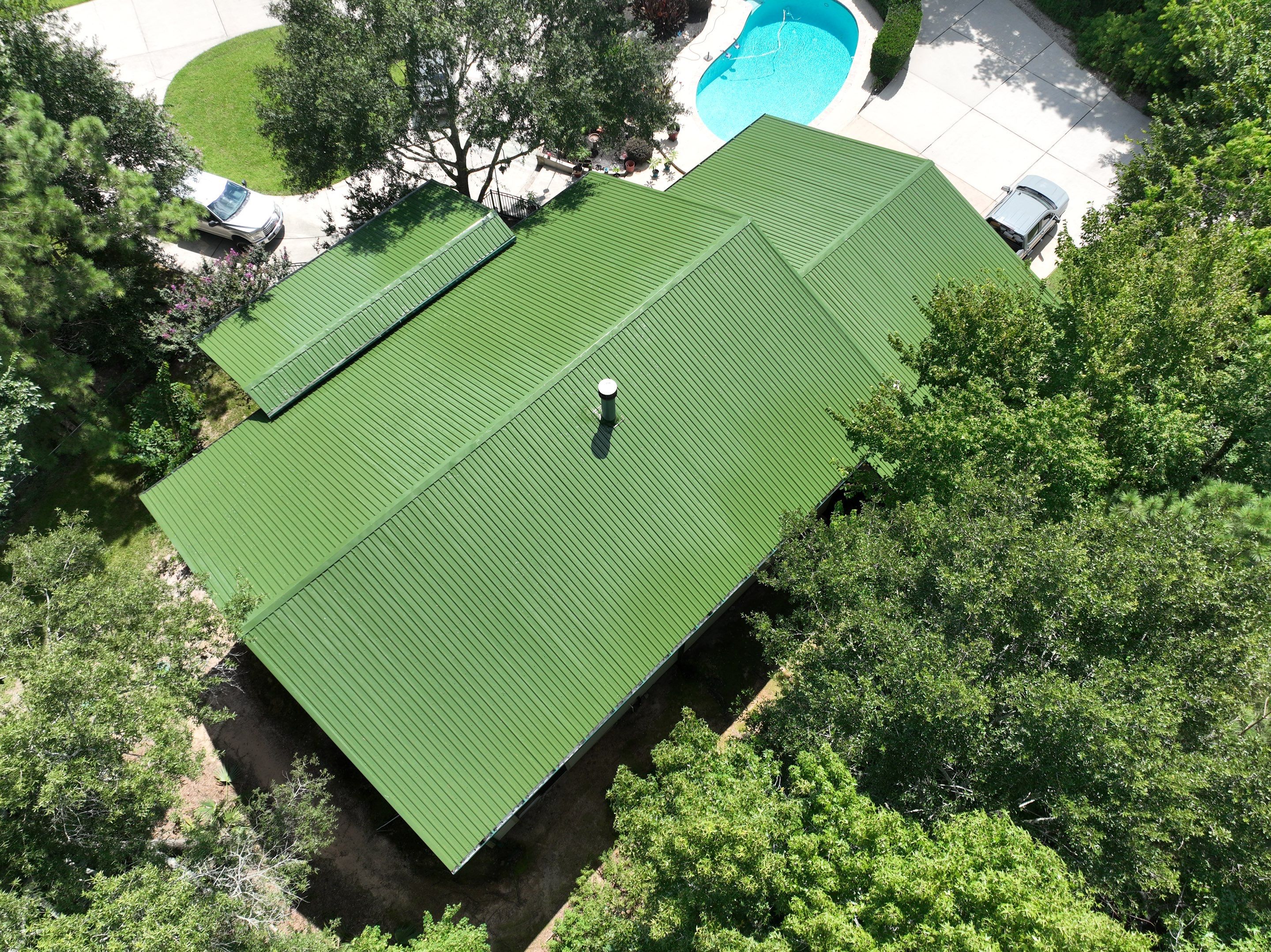 Metal Roof Coating by Roof Concepts Construction