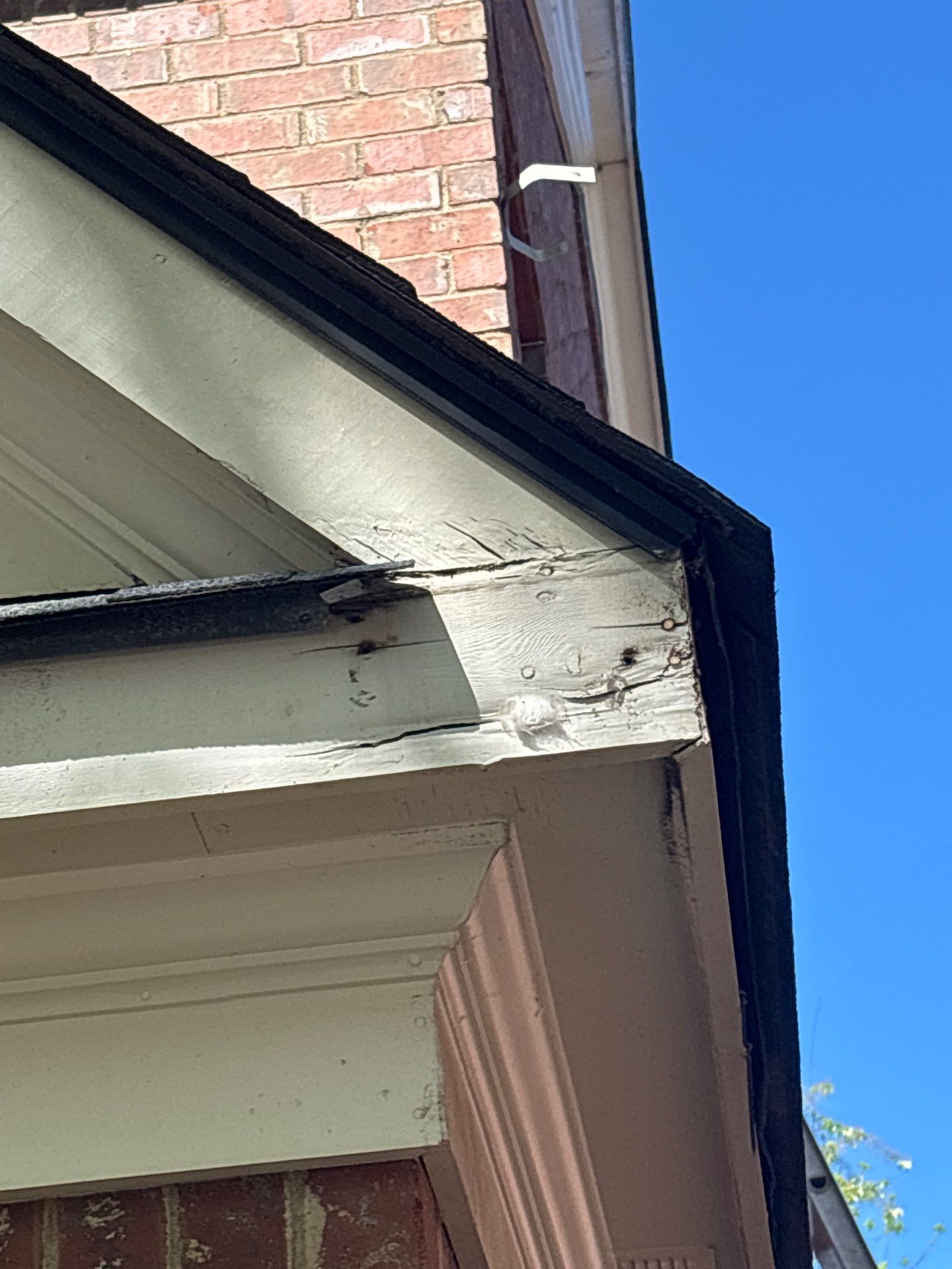 Rotten Wood Replacement, Exterior Paint, and Gutter Replacement by Nelson Exteriors 