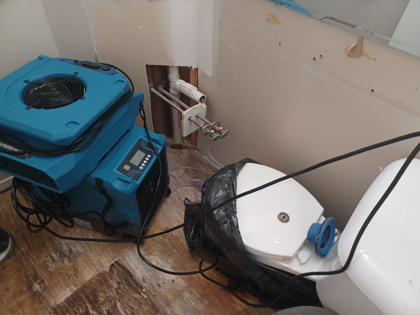 Project in West Bloomfield Township by EzDry Water Mitigation & Property Restoration