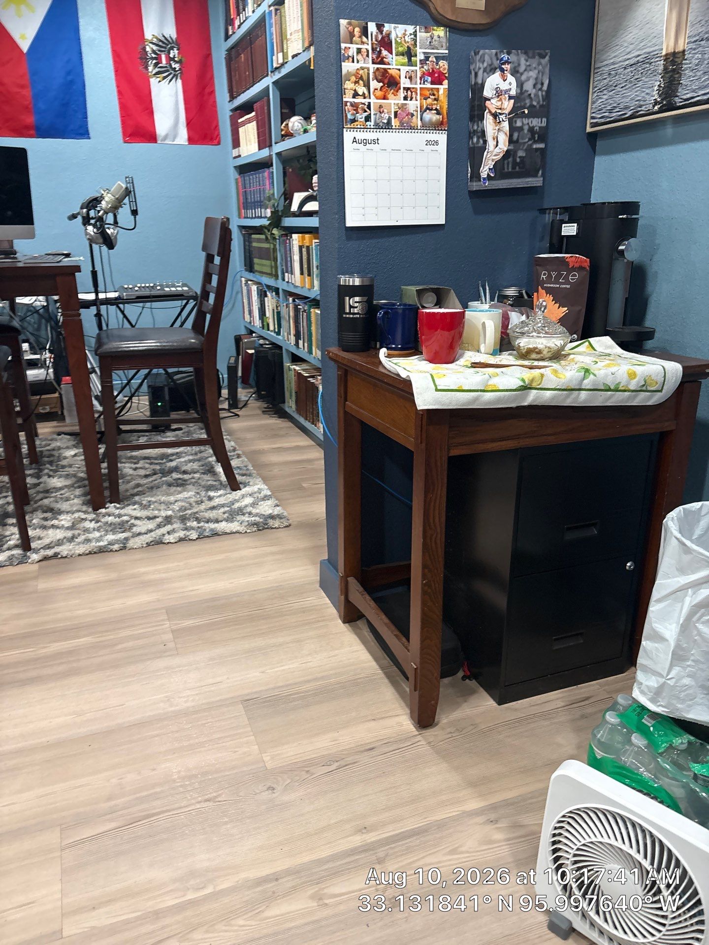 Home Office and Recording Studio Flooring Upgrade in Campbell by CompanyCam Sales Demo