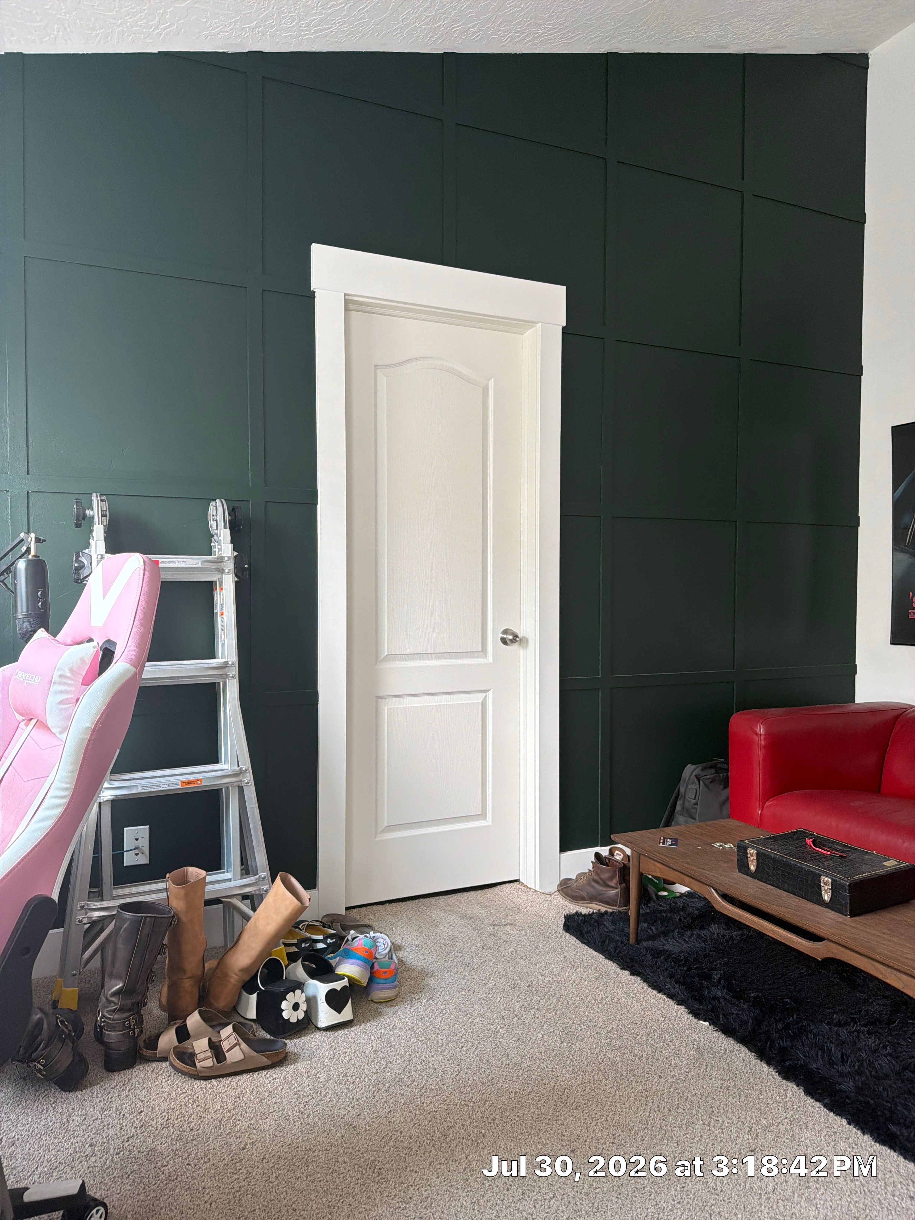 Custom Grid Trim Accent Wall and Interior Painting in South Salt Lake by CompanyCam Sales Demo