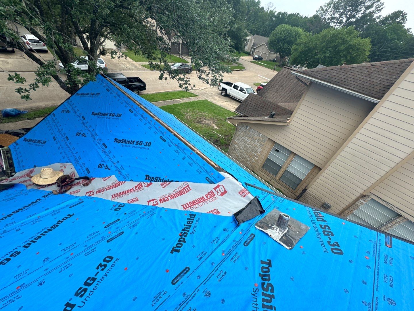 Residential Roofing Installation using Owens Corning by Core Four Roofing