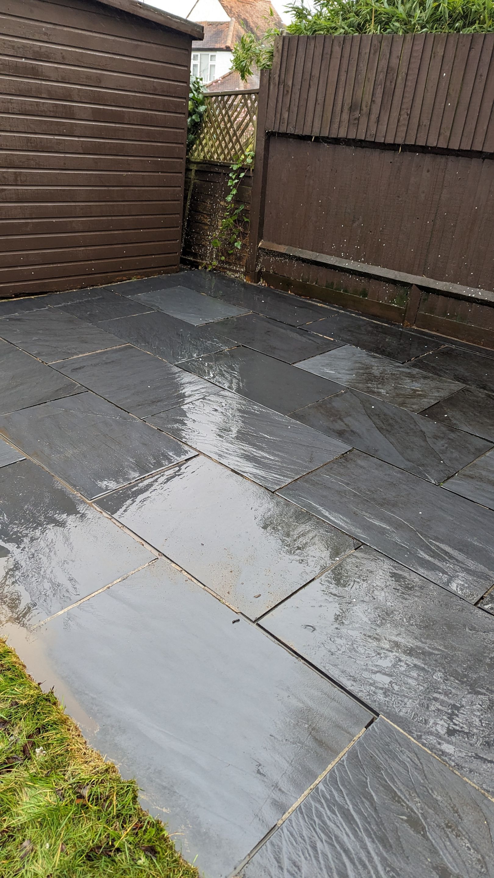 Driveway And Patio Clean using honda 21 ltr/min by Ges Exterior Cleaning ltd