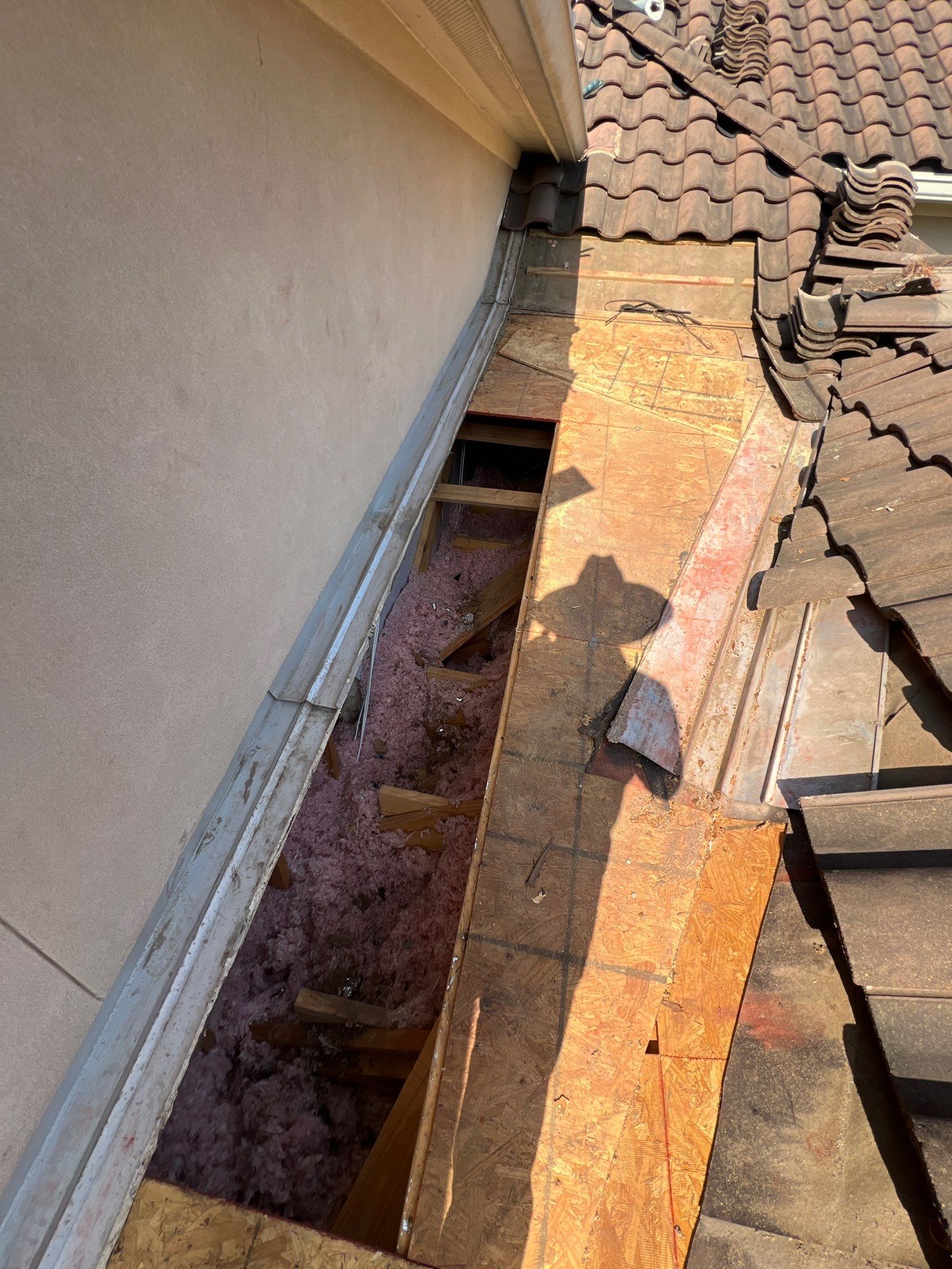 Residential Roofing Repair using tile by Roof Repair Company