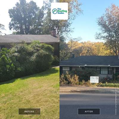 Roof Replacement in Vestavia Hills (Charcoal Shingles)