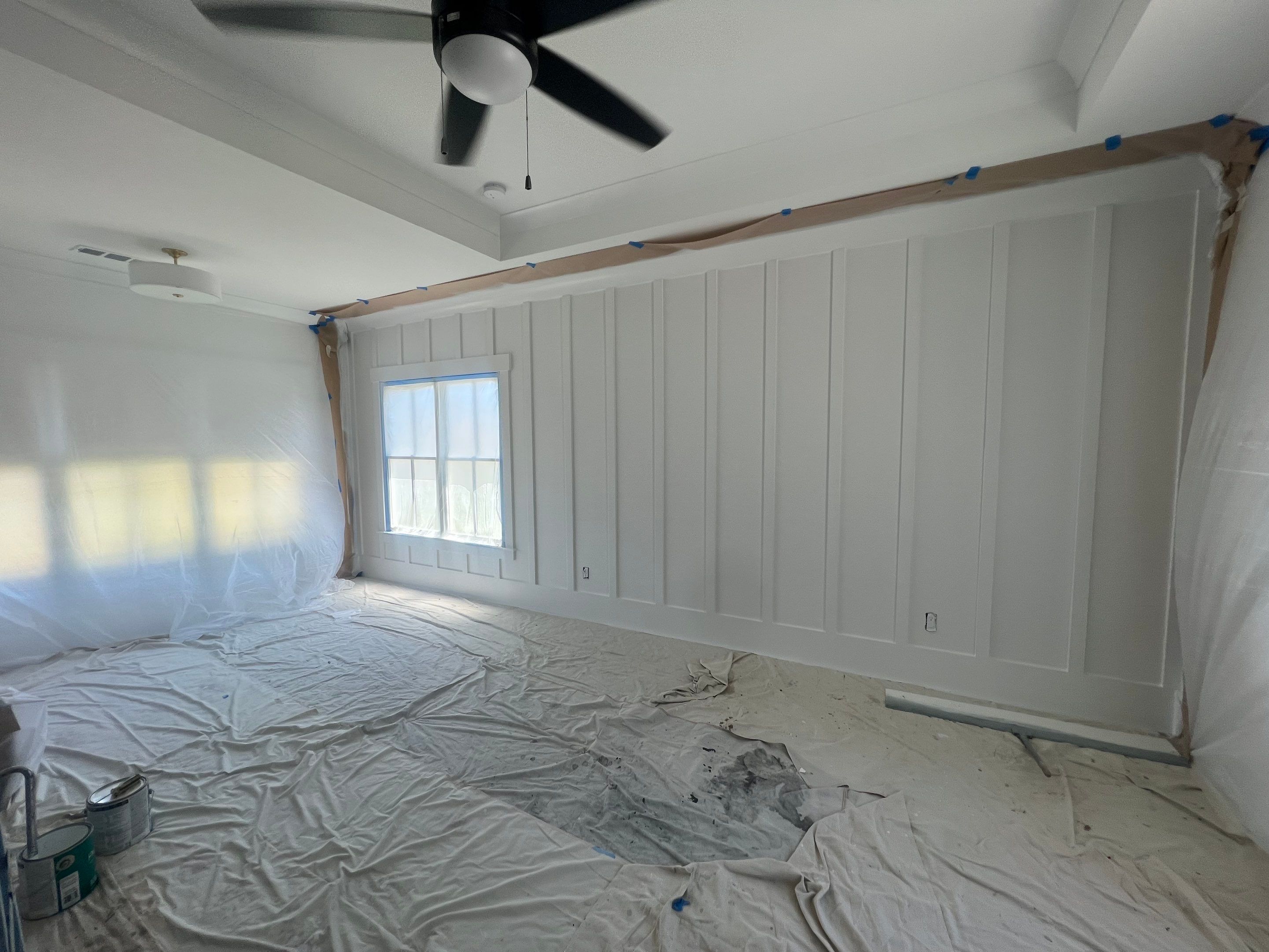 Custom Board and Batten and Interior Painting in Acworth by Swift Home Renovations