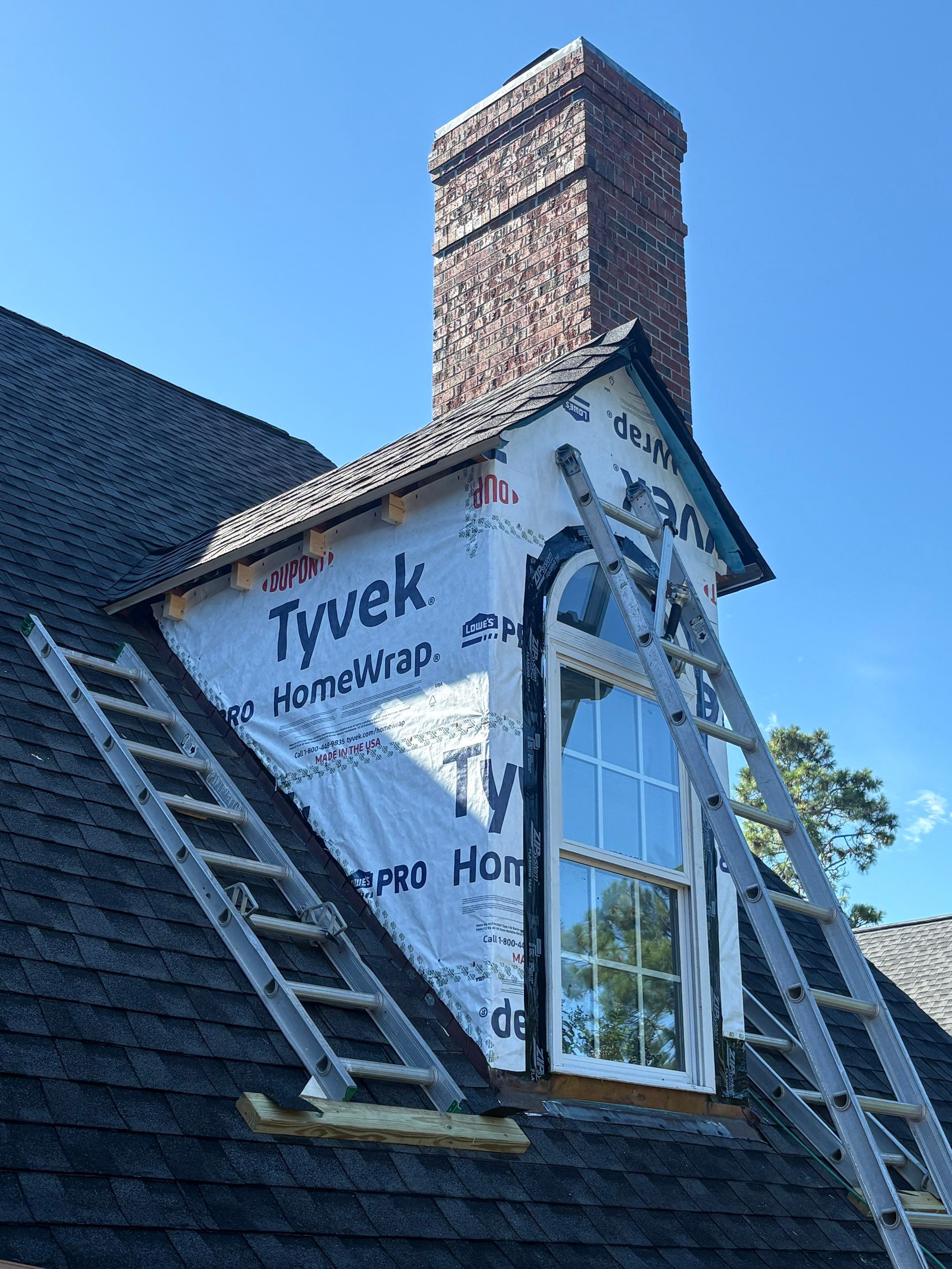 Southport Dormer Siding Replacement and Architectural Trim Restoration by Ideal Siding Wilmington, NC