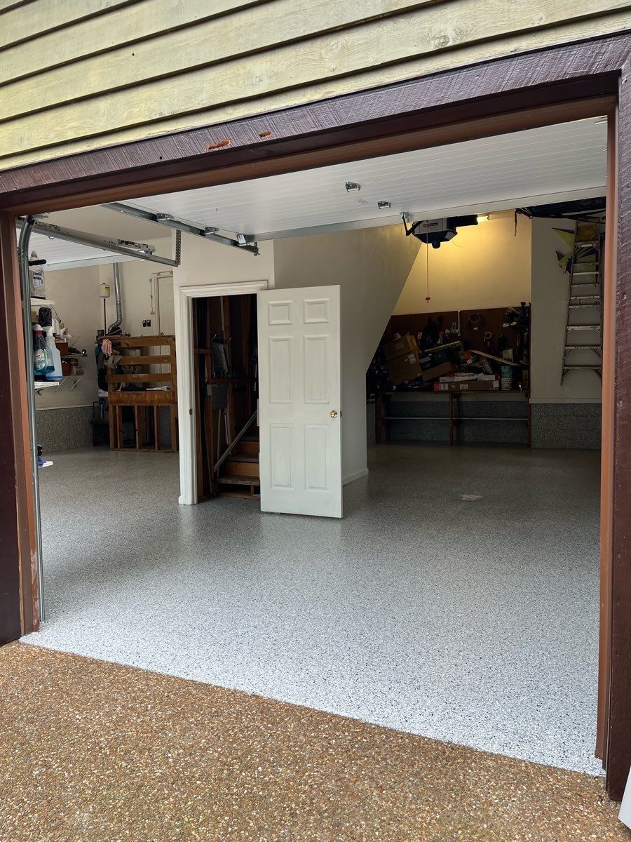 Garage Floor Coating using Coyote by My Garage Floor Guys