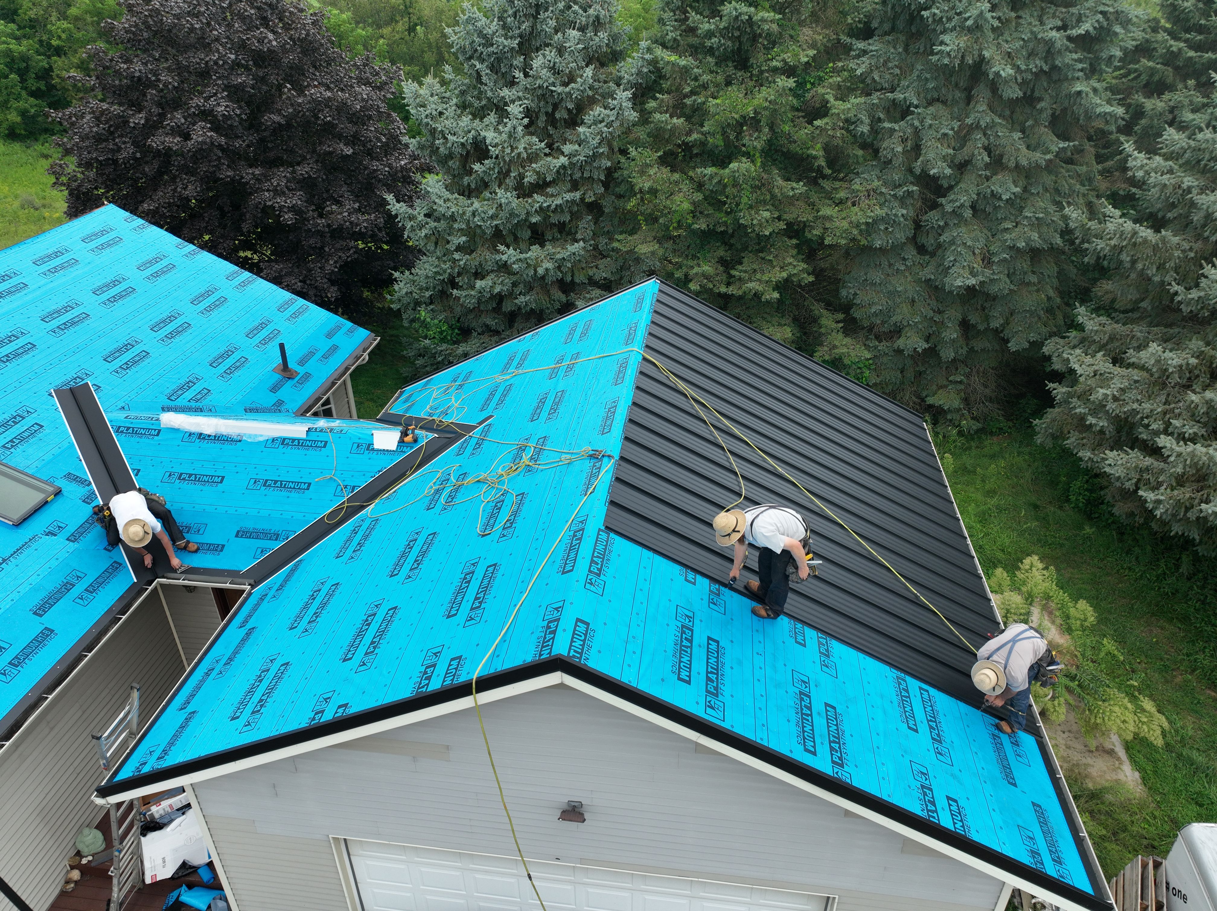 Bulletproof Beauty: 26G Textured Black Metal in Lucas by Cornerstone Roofing And Siding