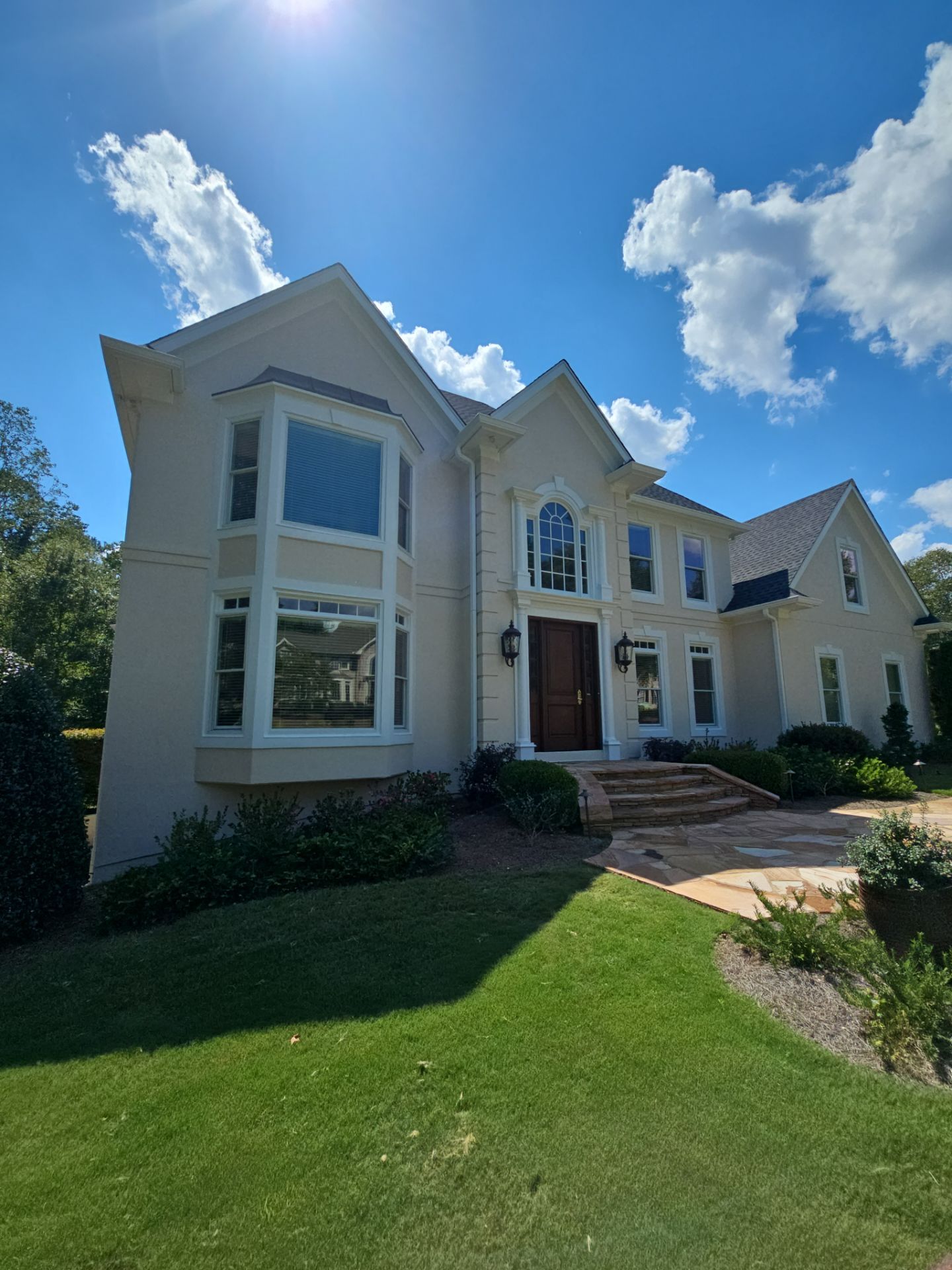 Exterior Transformation in Jonhs Creek by Atlanta's Paint Doctor