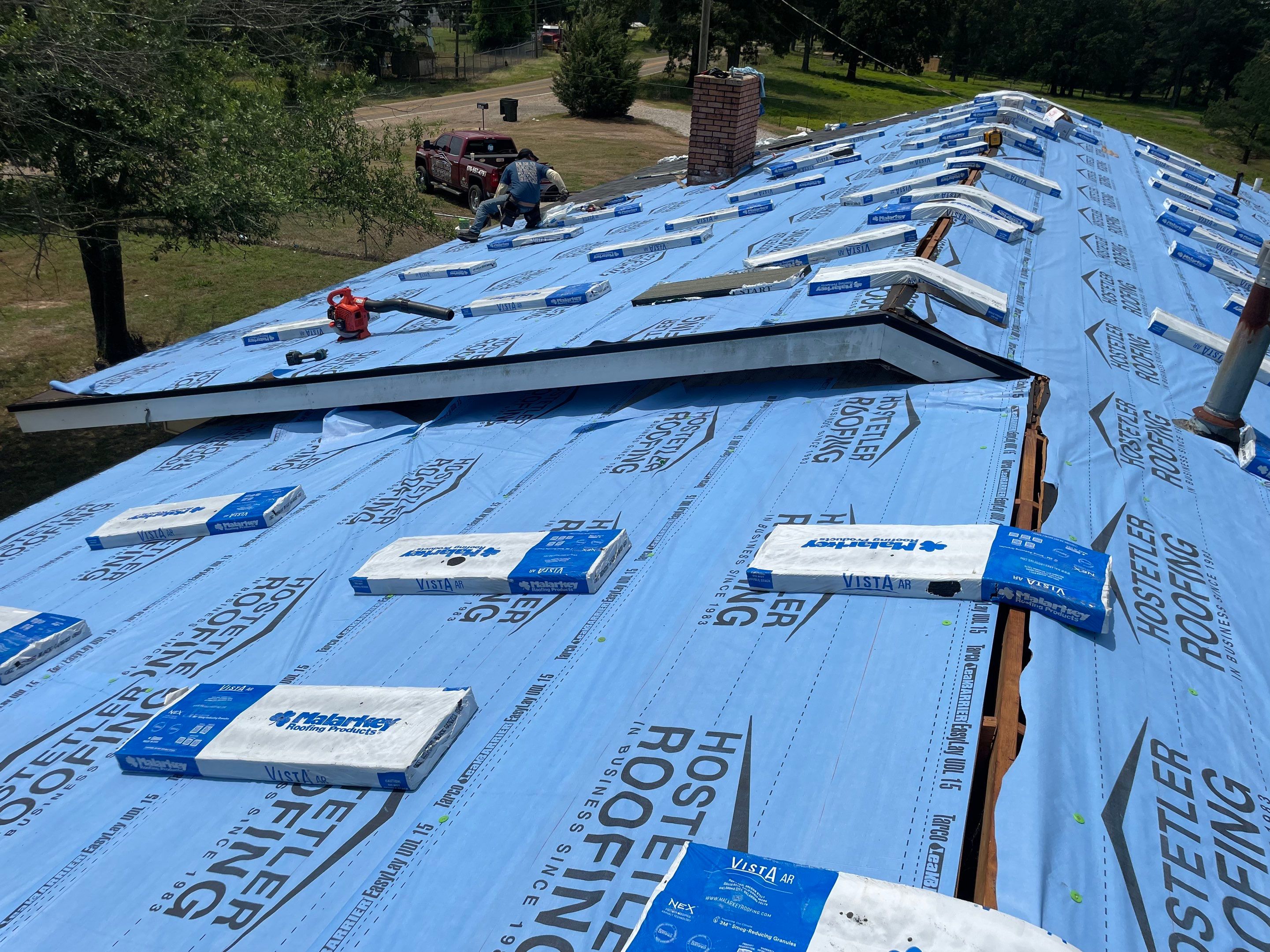 Storm Restoration Reroof: 40 Year Impact Rated Architectural Shingle by Hostetler Roofing