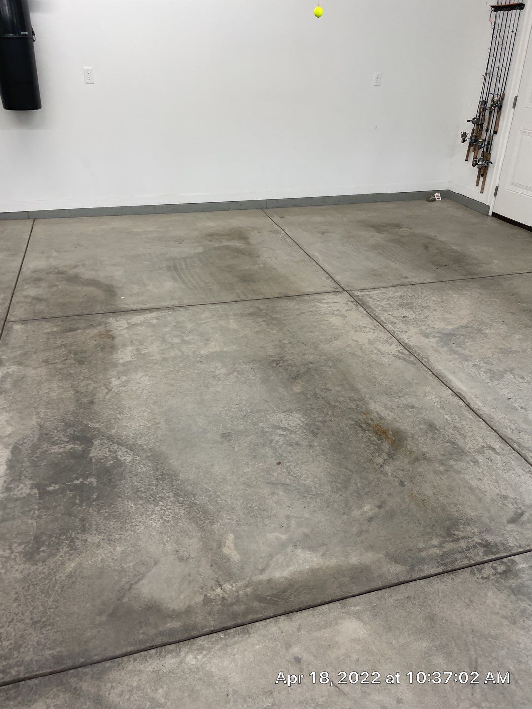 Garage Transformation using Slate Stone by Croc Coatings, LLC