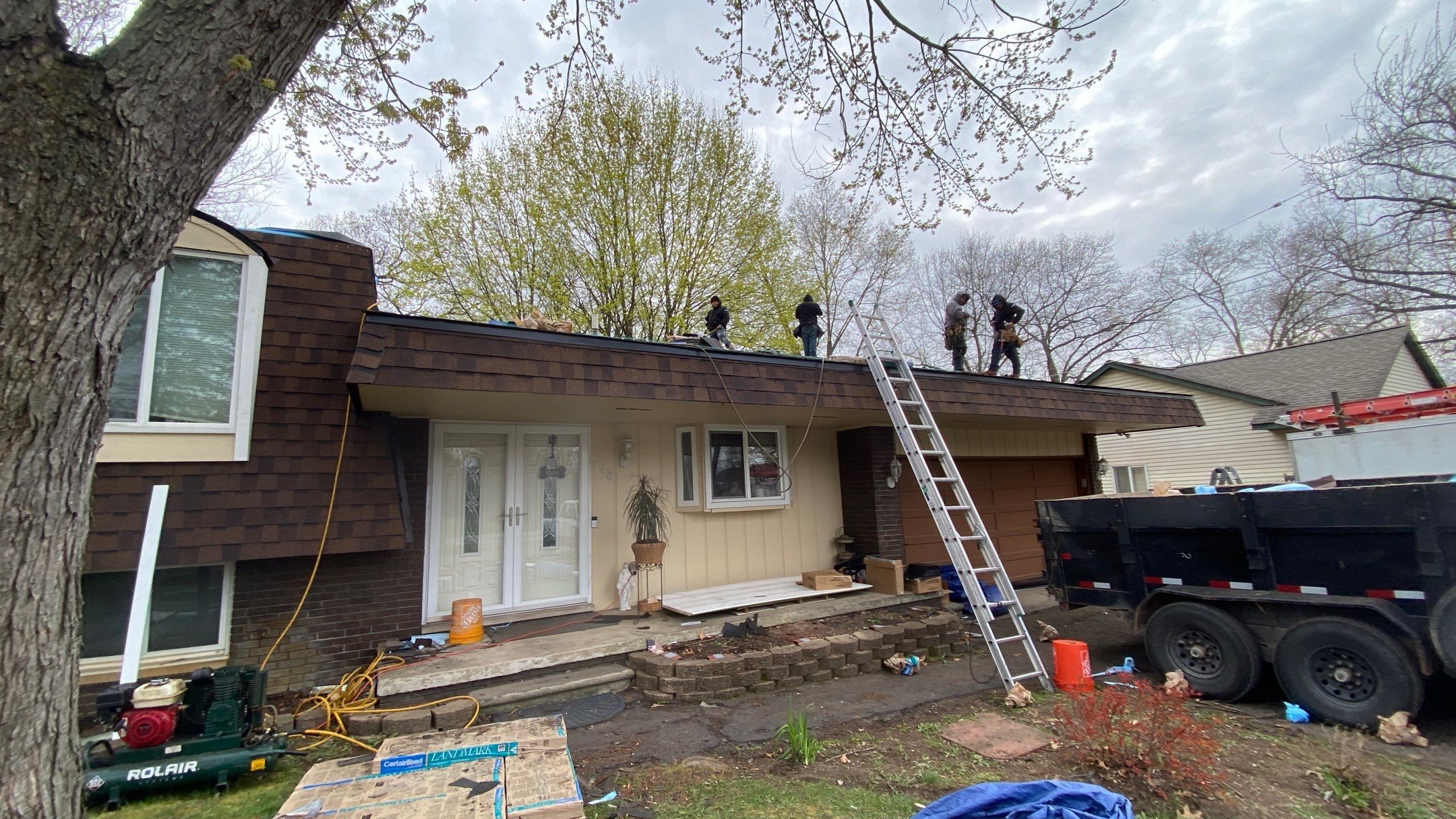 Roof Replacement using CertainTeed Landmark by 180 Contractors