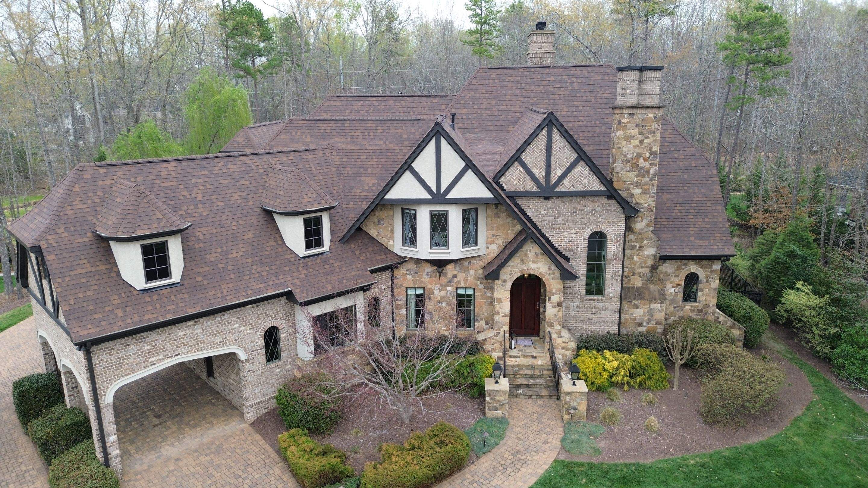 Complete Residential Roof Replacement Featuring Oakridge Architectural Shingles in Weddington by Merritt Roofing LLC