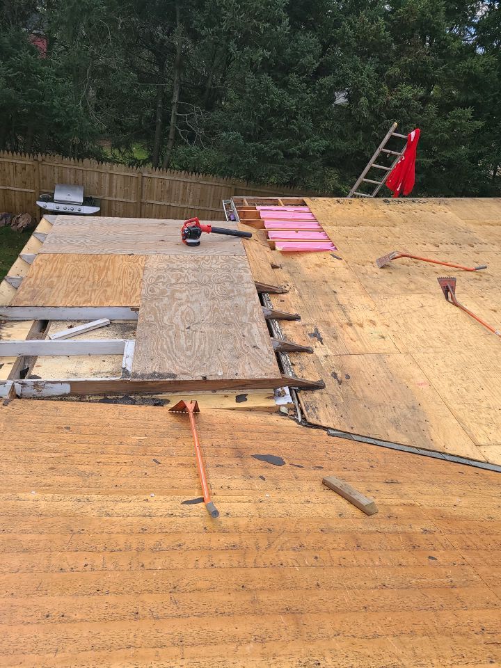 Residential Roofing Installation using Owens Corning TruDefinition Quarry Gray by A Plus Exterior