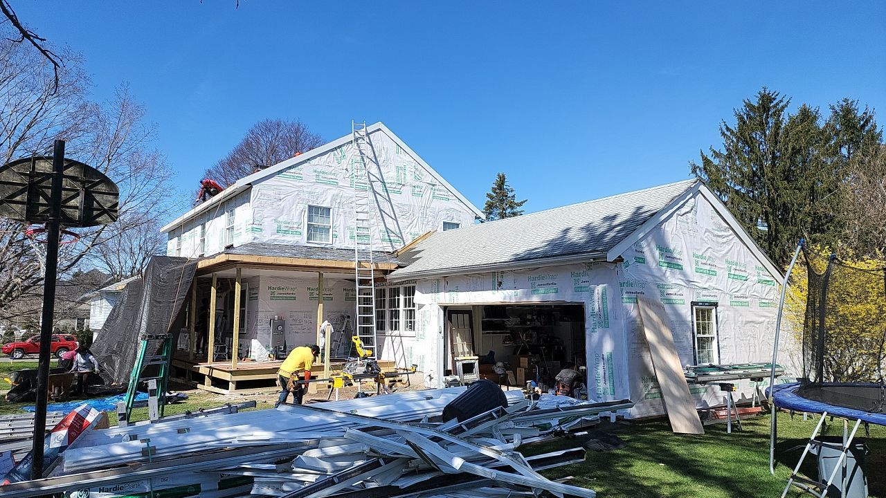 Siding Installation using James Hardie by UBrothers Construction
