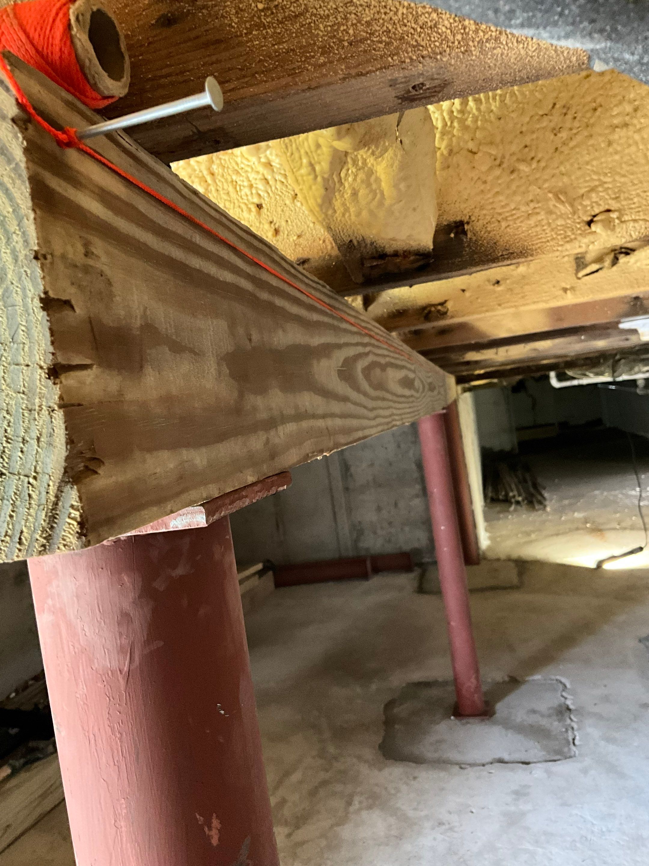 Structural Repair and Sistering of Floor Joists by A.M. Shield Waterproofing, Corp.