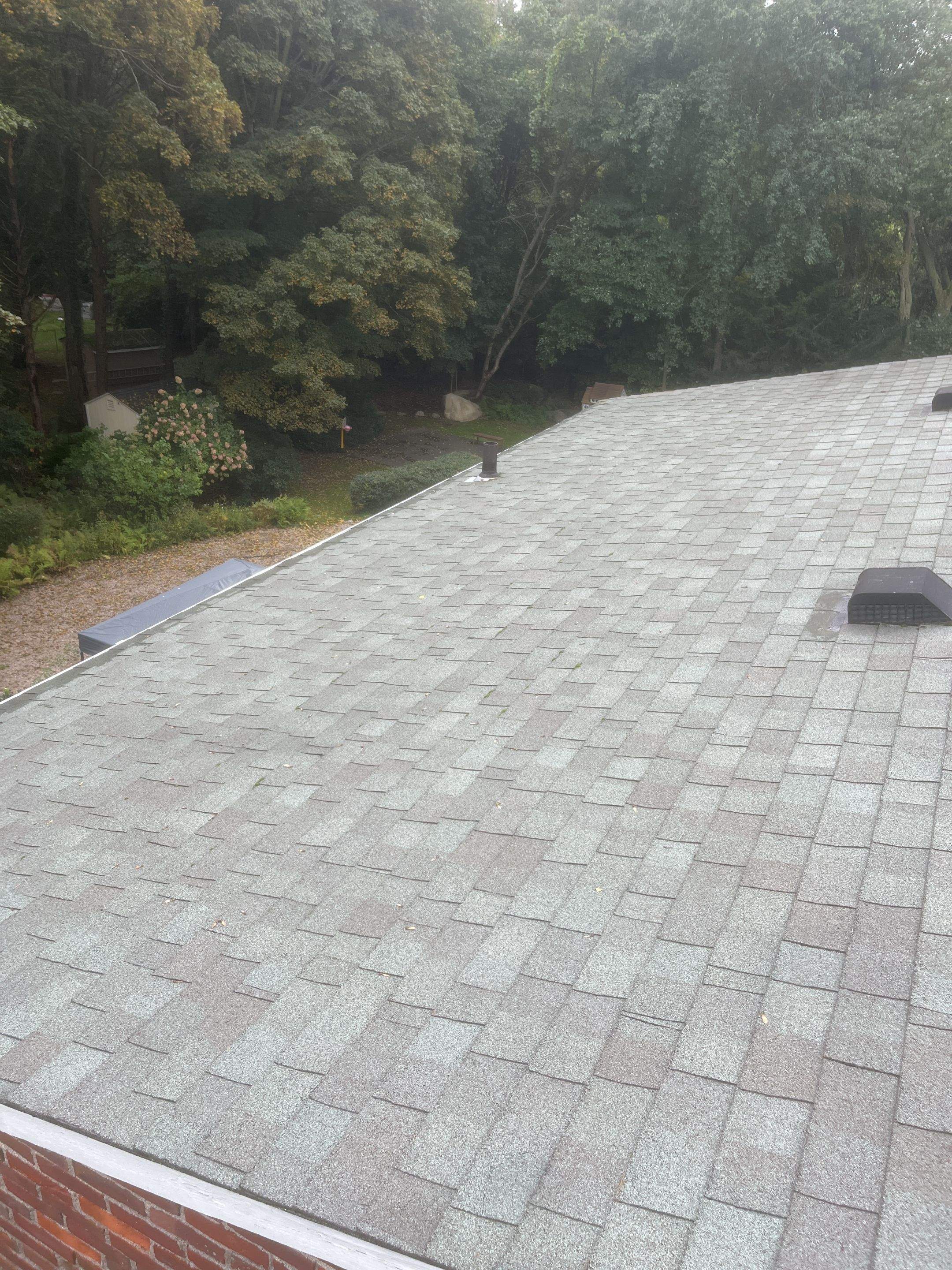 Residential Roofing Installation using Owens Corning TruDefinition Williamsburg gray by A Plus Exterior
