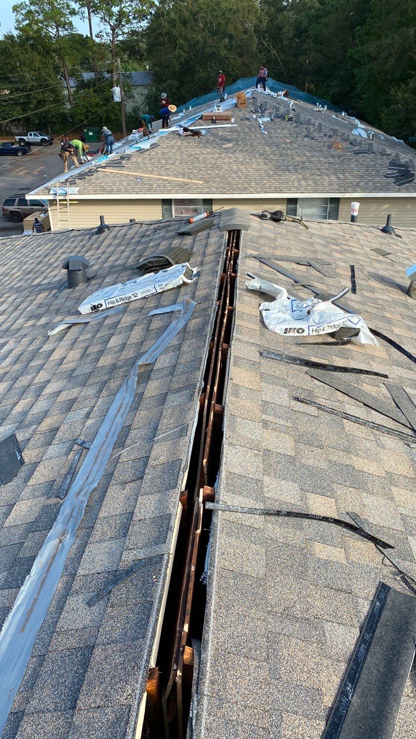 Commercial Roofing Installation using Roof Replacement by American Roofing & Construction LLC