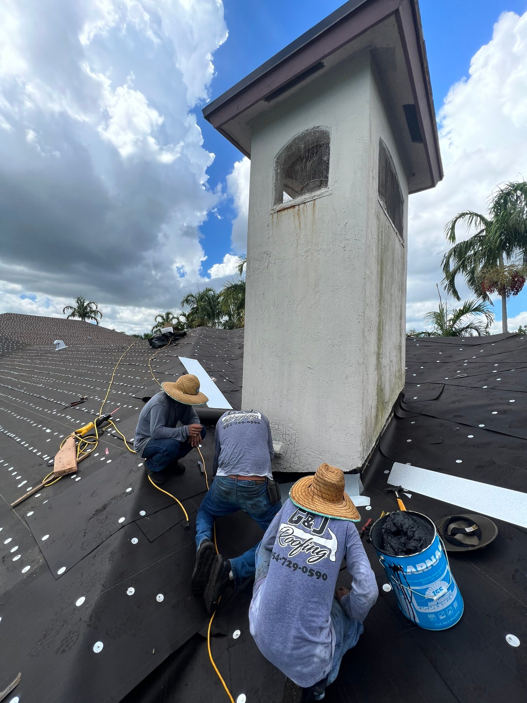 Peppertree Circle West, Davie, FL by G&J Roofing 