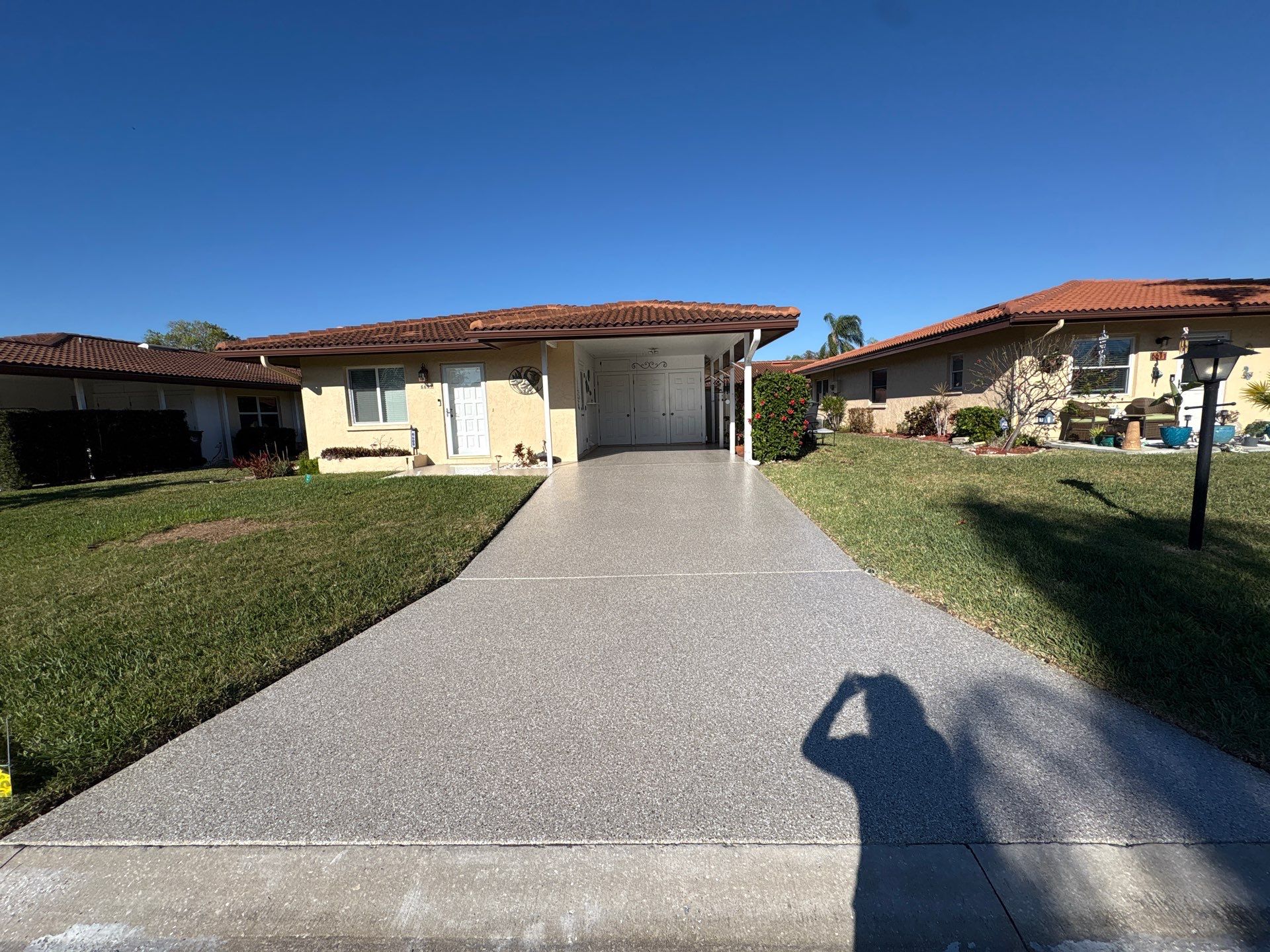 Bradenton, FL Driveway and Patio Epoxy Combination by Performance Floors & Coating