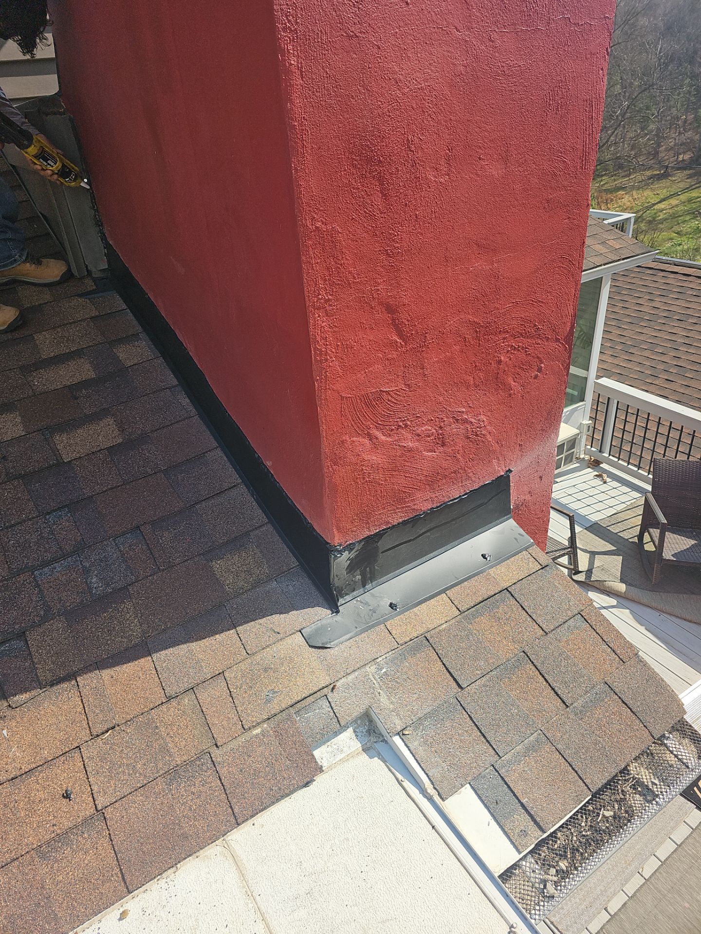Roof Repair - Vent, Siding, and Chimney Flashing and Partial Roof Replacement by Winchester Roofing