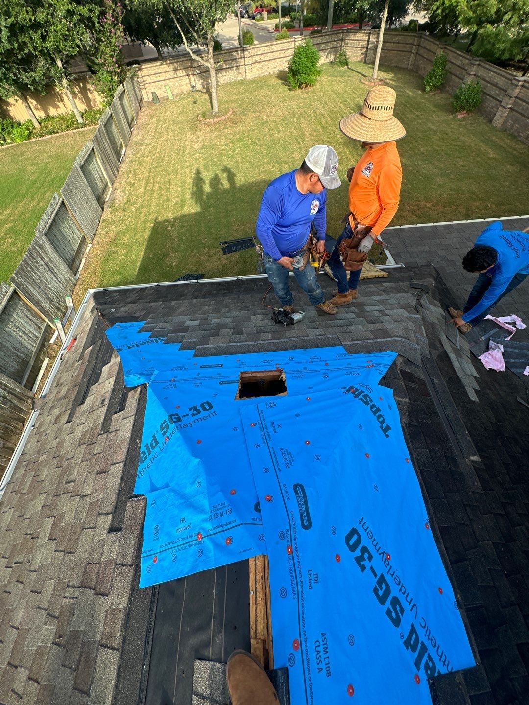 Residential Roofing Repair using Owen's Corning Duration (Lifetime) Shingles by Roof Repair Company