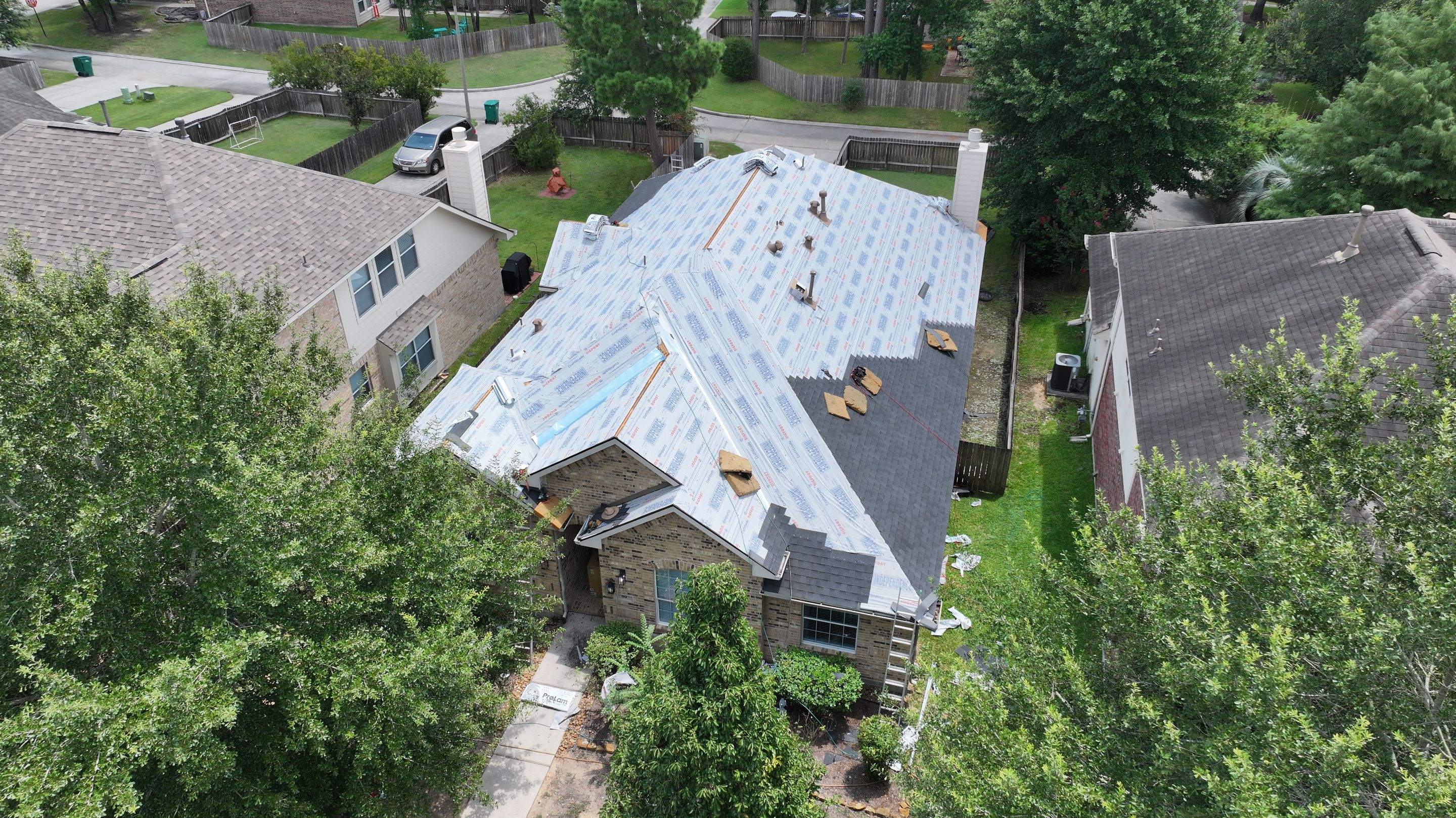 Complete Roof Replacement — The Woodlands, TX by PL Roofing & SB Roofing, LLC.