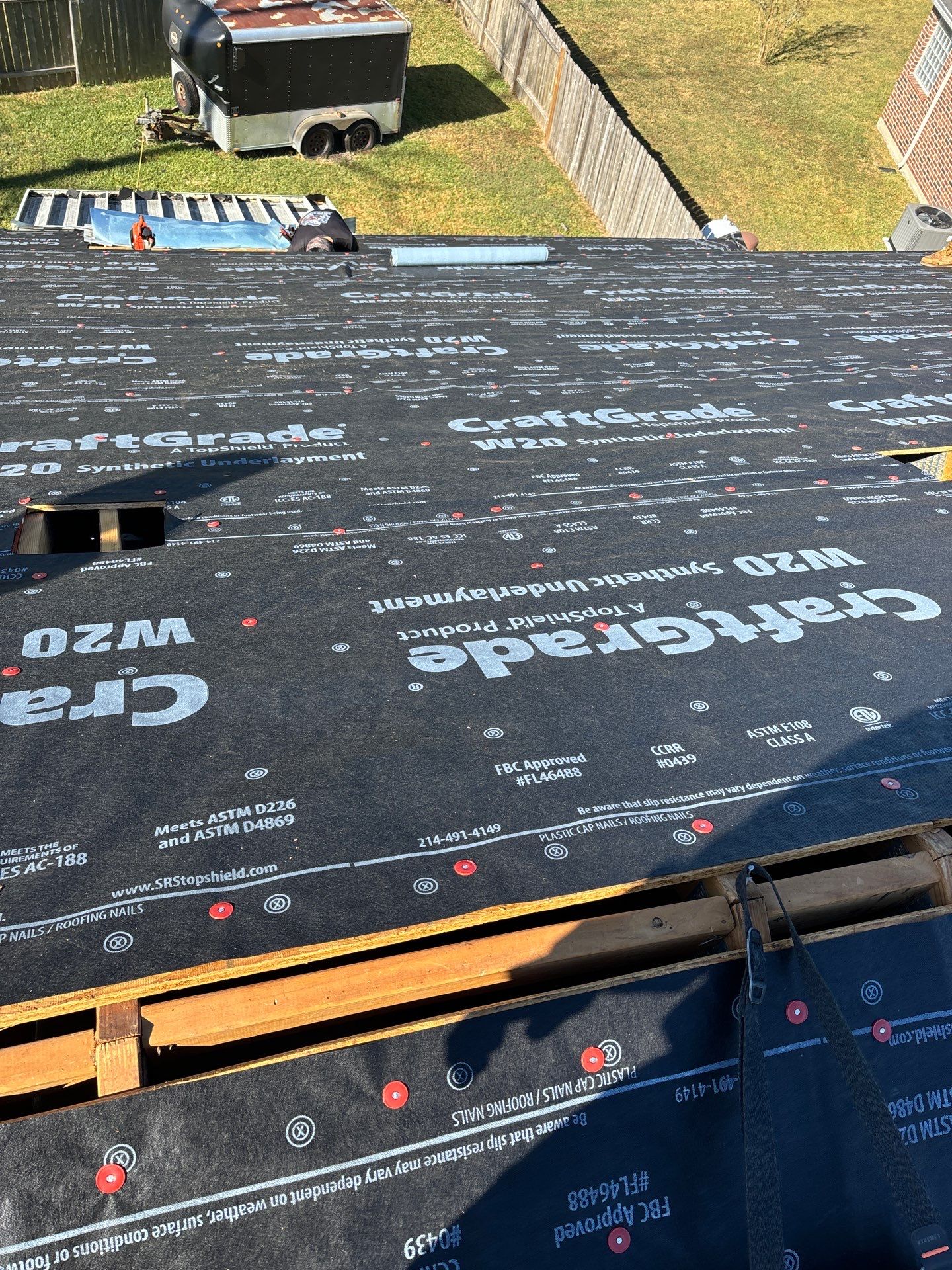 Residential Roofing Installation using Owen's Corning Duration (Lifetime) Shingles by Roof Repair Company